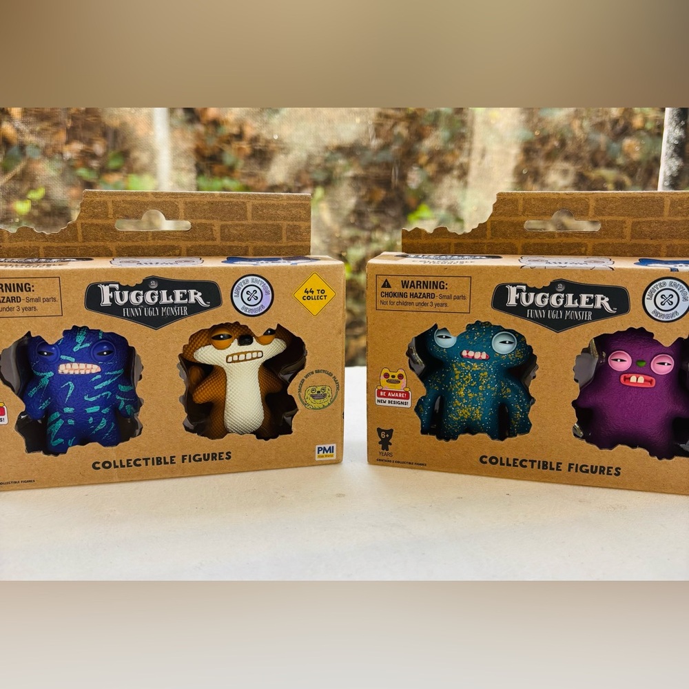 Fuggler Funny Ugly Monster 2-Pack Bundle (Set of 2) – Limited Edition – NEW
